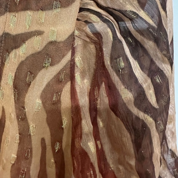 Rococo Sand Aine Midi Dress Camel Size XS - Picture 14 of 16